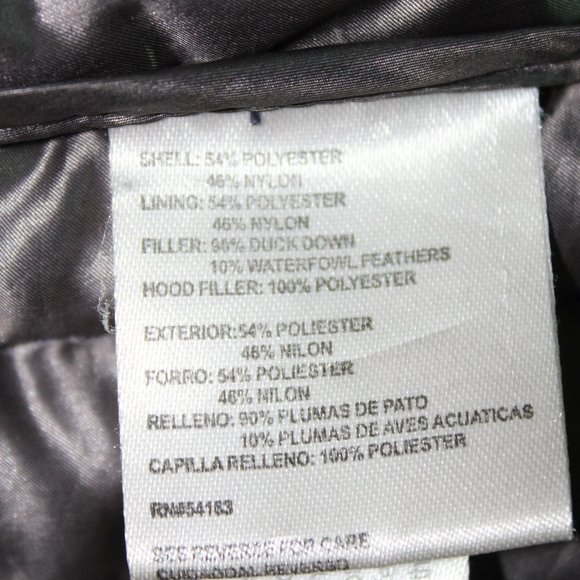 Andrew Marc Premium Down Packable Quilted Navy Hooded Full Zip Puffer Jacket ~S~ - Picture 10 of 12